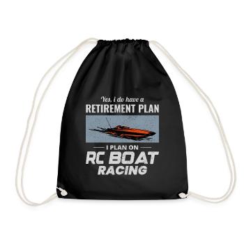 Rc Boat Racing Course de retraite de bateaux électriques - Sac de sport léger - noir - Devant