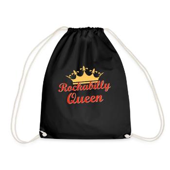 rockybilly reine - Sac de sport léger - noir - Devant
