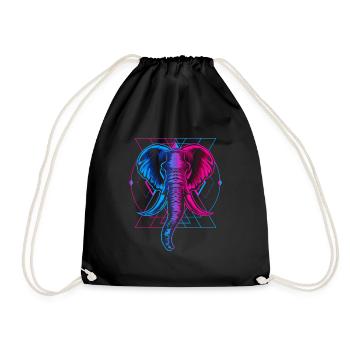 Symbol Moon Faith - Drawstring Bag - black - Front