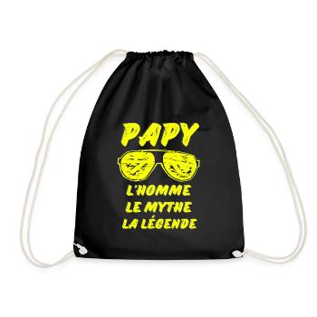 PAPY Lunette de soleil L'homme Le mythe La légende - Sac de sport léger - noir - Devant