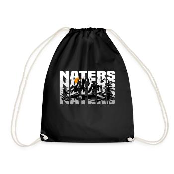 naters wallis - Turnbeutel - Schwarz - Vorne