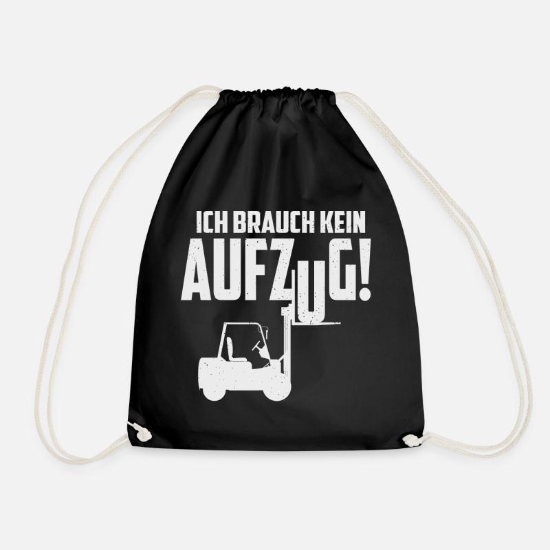 Gabelstapler Führerschein - Turnbeutel - Schwarz