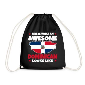 Dominicain - Sac de sport léger - noir - Devant