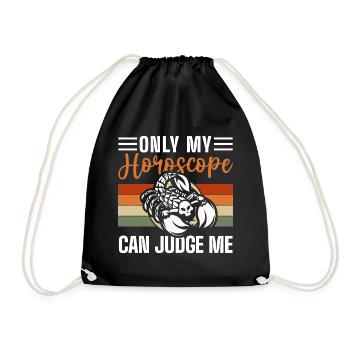 Horoscope Anniversaire Étoiles Élément - Sac de sport léger - noir - Devant