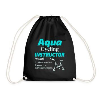 Aqua Cycling Piscine Fitness Training Coach - Sac de sport léger - noir - Devant
