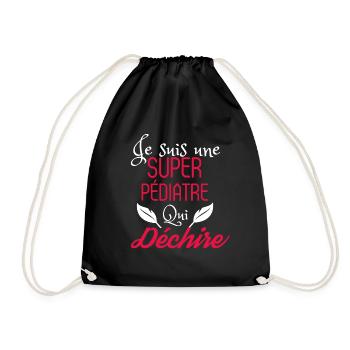 Super Pédiatre qui Déchire - Sac de sport léger - noir - Devant