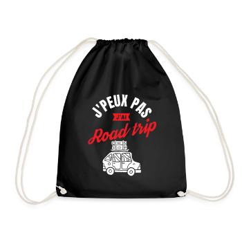 J Peux Pas J Ai Road Trip - Sac de sport léger - noir - Devant