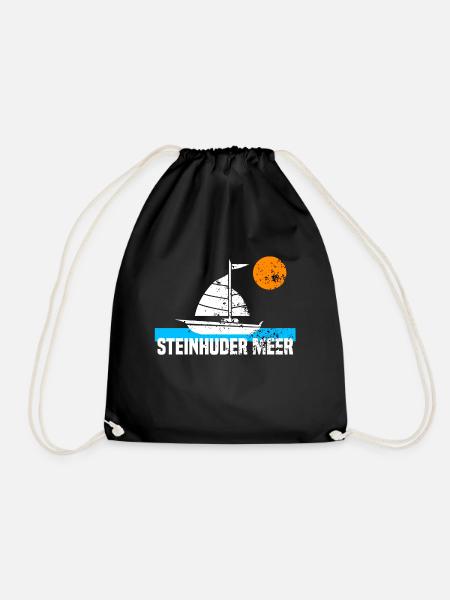 steinhuder Meer - Turnbeutel - Schwarz