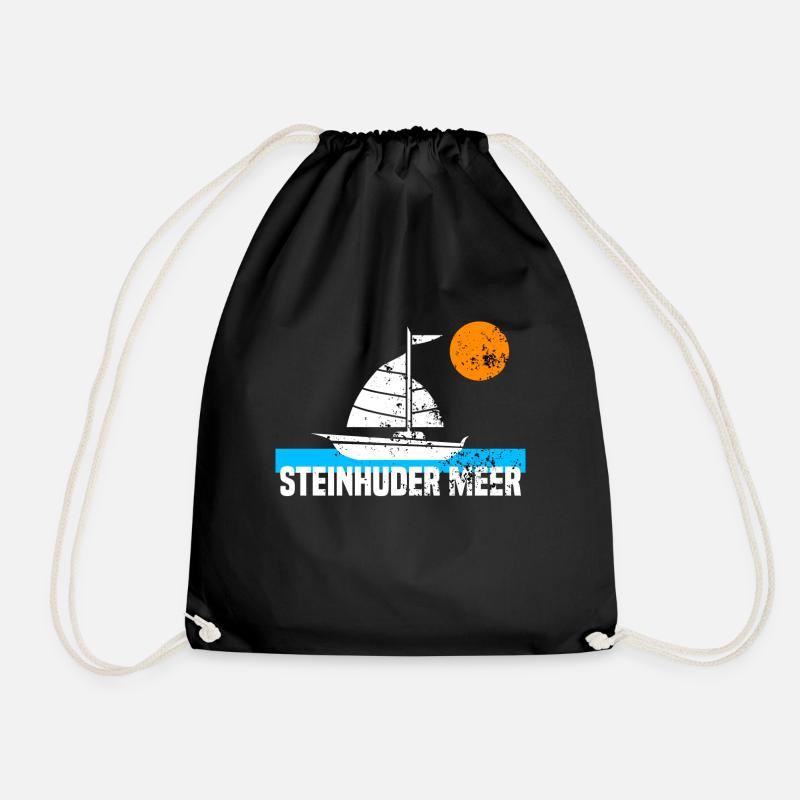 steinhuder Meer - Turnbeutel - Schwarz