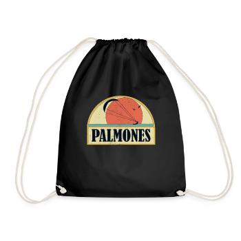 Kitesurfing Palmones - Drawstring Bag - black - Front