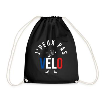 J Peux Pas J Ai Vélo - Sac de sport léger - noir - Devant