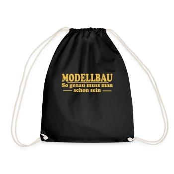 modellbau Diorama - Turnbeutel - Schwarz - Vorne