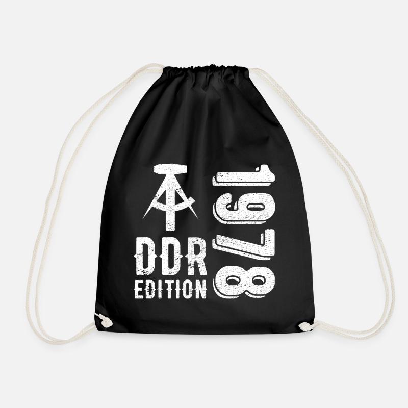 DDR 1978 Edition Geschenk - Turnbeutel - Schwarz