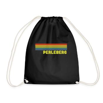 Perleberg - Turnbeutel - Schwarz - Vorne