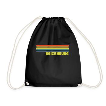 Boizenburg - Turnbeutel - Schwarz - Vorne