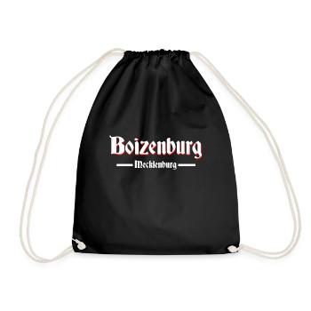 Boizenburg - Turnbeutel - Schwarz - Vorne