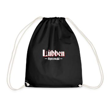 Lübben - Turnbeutel - Schwarz - Vorne