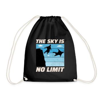 Wingsuit volant Base Jumping Parachutisme Wingsuit - Sac de sport léger - noir - Devant