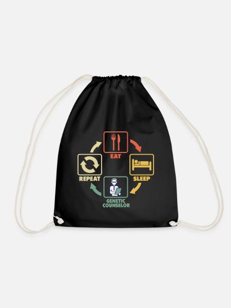 Conseiller en génétique Dictons du conseiller en génétique - Sac de sport léger - noir