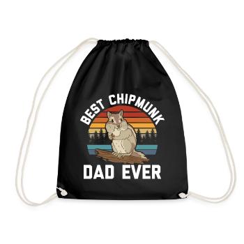 Amant des tamias. - Sac de sport léger - noir - Devant