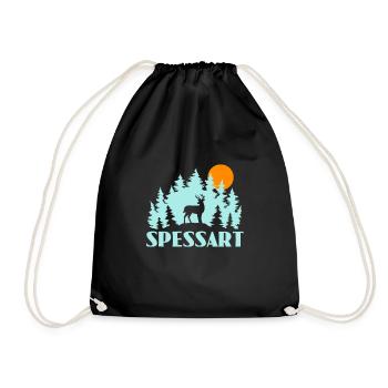 Spessart - Turnbeutel - Schwarz - Vorne