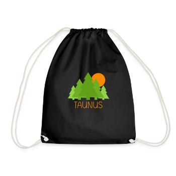 Taunus - Turnbeutel - Schwarz - Vorne