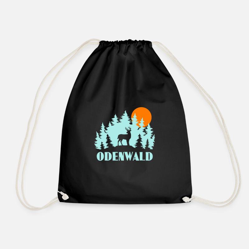 Odenwald - Turnbeutel - Schwarz