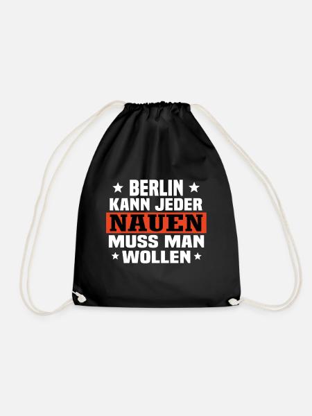 nauen - Turnbeutel - Schwarz