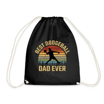 Dodgeball Dad Team Sports Vintage Rétro - Sac de sport léger - noir - Devant