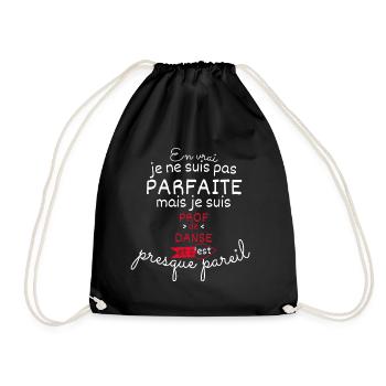 Pas parfaite mais Prof de Danse - Sac de sport léger - noir - Devant