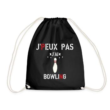 J Peux Pas J Ai Bowling - Sac de sport léger - noir - Devant