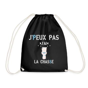 J Peux pas J Ai La Chasse - Sac de sport léger - noir - Devant