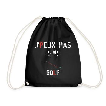 J Peux Pas J Ai Golf - Sac de sport léger - noir - Devant