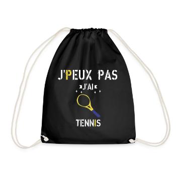J Peux Pas J AI Tennis - Sac de sport léger - noir - Devant