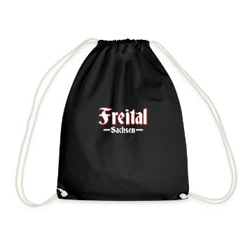 Freital - Turnbeutel - Schwarz - Vorne
