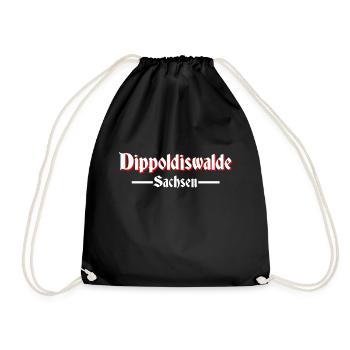 Dippoldiswalde - Turnbeutel - Schwarz - Vorne