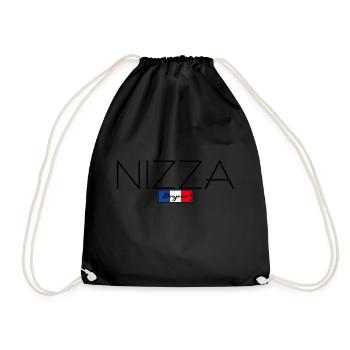 NICE FRANCE HOLIDAY SUMMER PARTY (b) - Drawstring Bag - black - Front