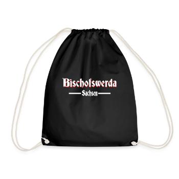 Bischofswerda - Turnbeutel - Schwarz - Vorne