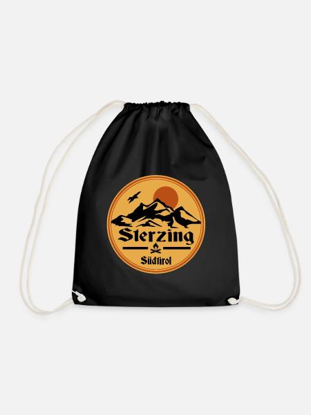Sterzing Südtirol - Turnbeutel - Schwarz