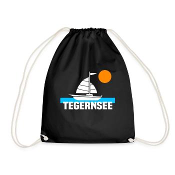Tegernsee - Turnbeutel - Schwarz - Vorne