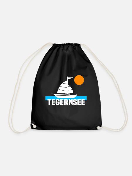 Tegernsee - Turnbeutel - Schwarz