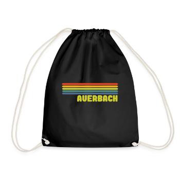 Auerbach - Turnbeutel - Schwarz - Vorne