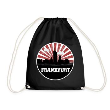 Frankfurt Skyline Home Game - Drawstring Bag - black - Front