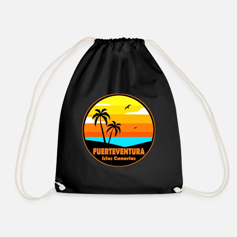 Fuerteventura - Turnbeutel - Schwarz