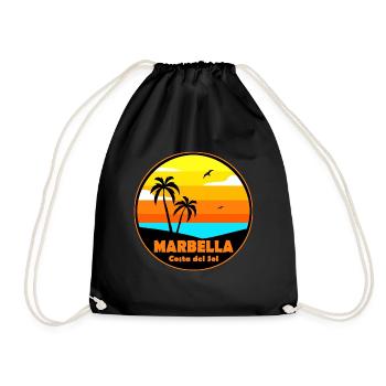 Marbella - Drawstring Bag - black - Front