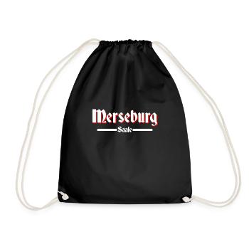 Merseburg - Turnbeutel - Schwarz - Vorne