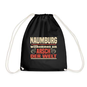 naumburg - Turnbeutel - Schwarz - Vorne