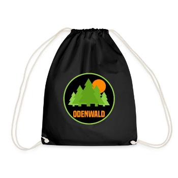 odenwald - Turnbeutel - Schwarz - Vorne