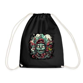Zombie Leprechaun Fantasy Mysticism Magic - Sac de sport léger - noir - Devant