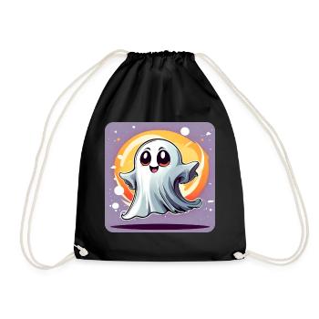 Cute little bogeyman - Drawstring Bag - black - Front